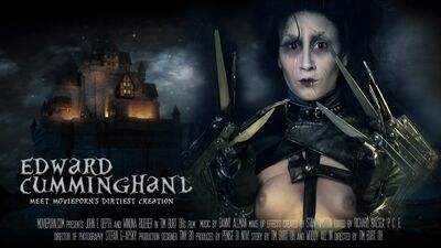 Edward Scissorhands porn parody: dangerous POV sex with Vinna Reed