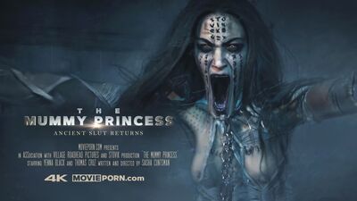 Mummy porn parody: adventurer fucks revived princess Yenna Black