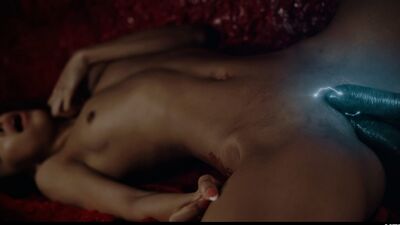 Electric tentacle monster brutally fuck skinny beauty Lia Lin