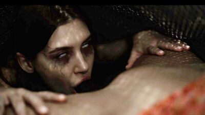 Obsessed Ellie Luna and Emiri Momota tentacle fucked under blankets