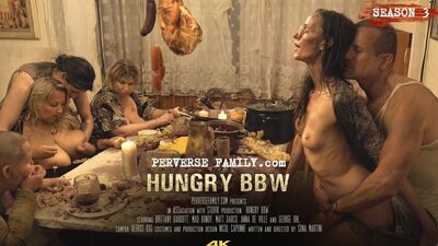 Dirty sex orgy with perverse family and their hungry BBW neighbors