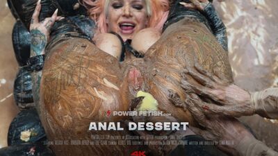 Dirty sluts prepare an anal dessert inside Alexxa Vice's big ass