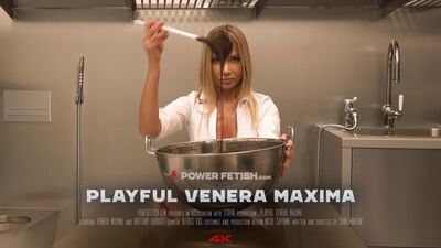 Playful Venera Maxima and Brittany Bardot try sex games with chocolate