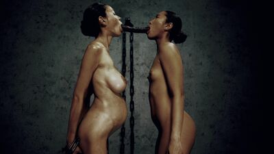 Tentacle sex in a prison with asian girls Rae Lil Black and May Thai