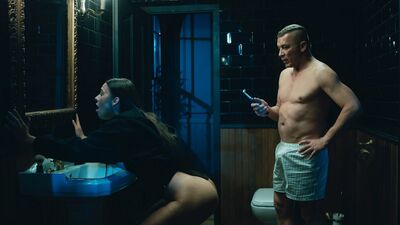 Owner freezes and fucks a beautiful home invader Milan Cheek