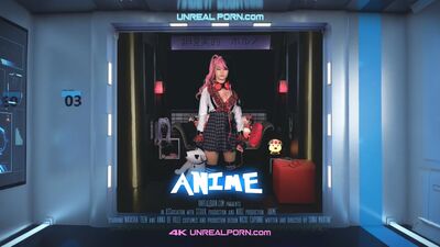 Virtual anal sex with anime girl Natasha Teen on a spaceship