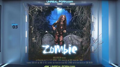 Simulation of sex with dirty zombie Sarah Kay on a spaceship