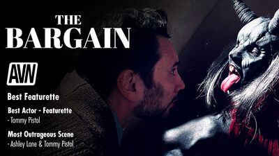 Sex bargain Tommy Pistol with the Christmas terrible demon Krampus