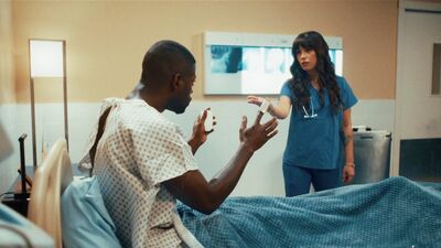 Black guy freezes time and fucks nurse Chanel Camryn in the ass