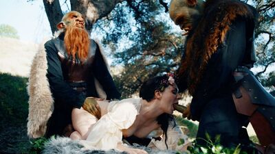 Dirty orcs brutally ass fuck kidnapped village cutie Maddie Wren