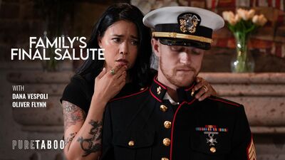 Stepmom Dana Vespoli fucks her stepson after her husband's funeral