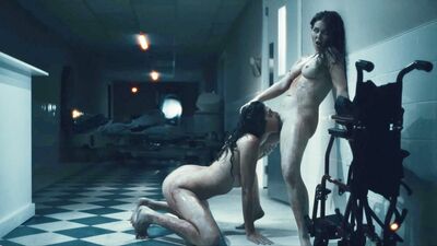 Strange infected bitch infects a girl with a parasite in the hospital